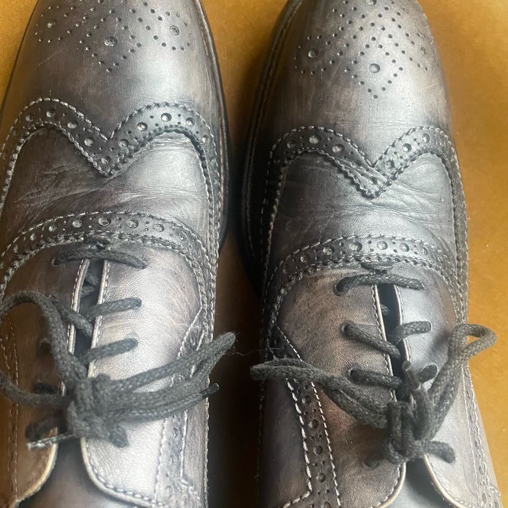 Classic Black Brogue Men's Shoes